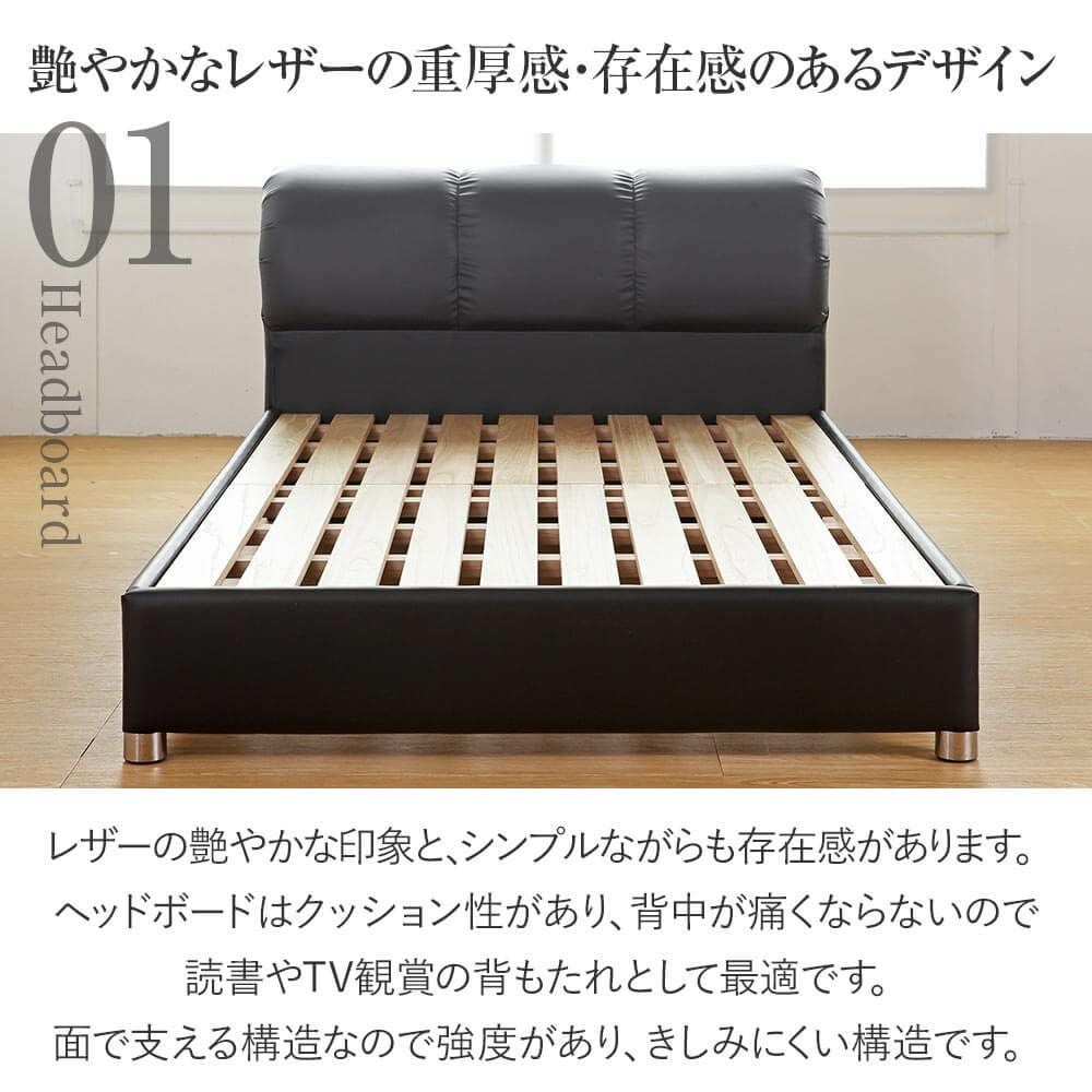 ダブルベッド　styleproposer  ブラック Amazon｜Yaheetech ベッドフレーム ダブル パイプベッド スチール製