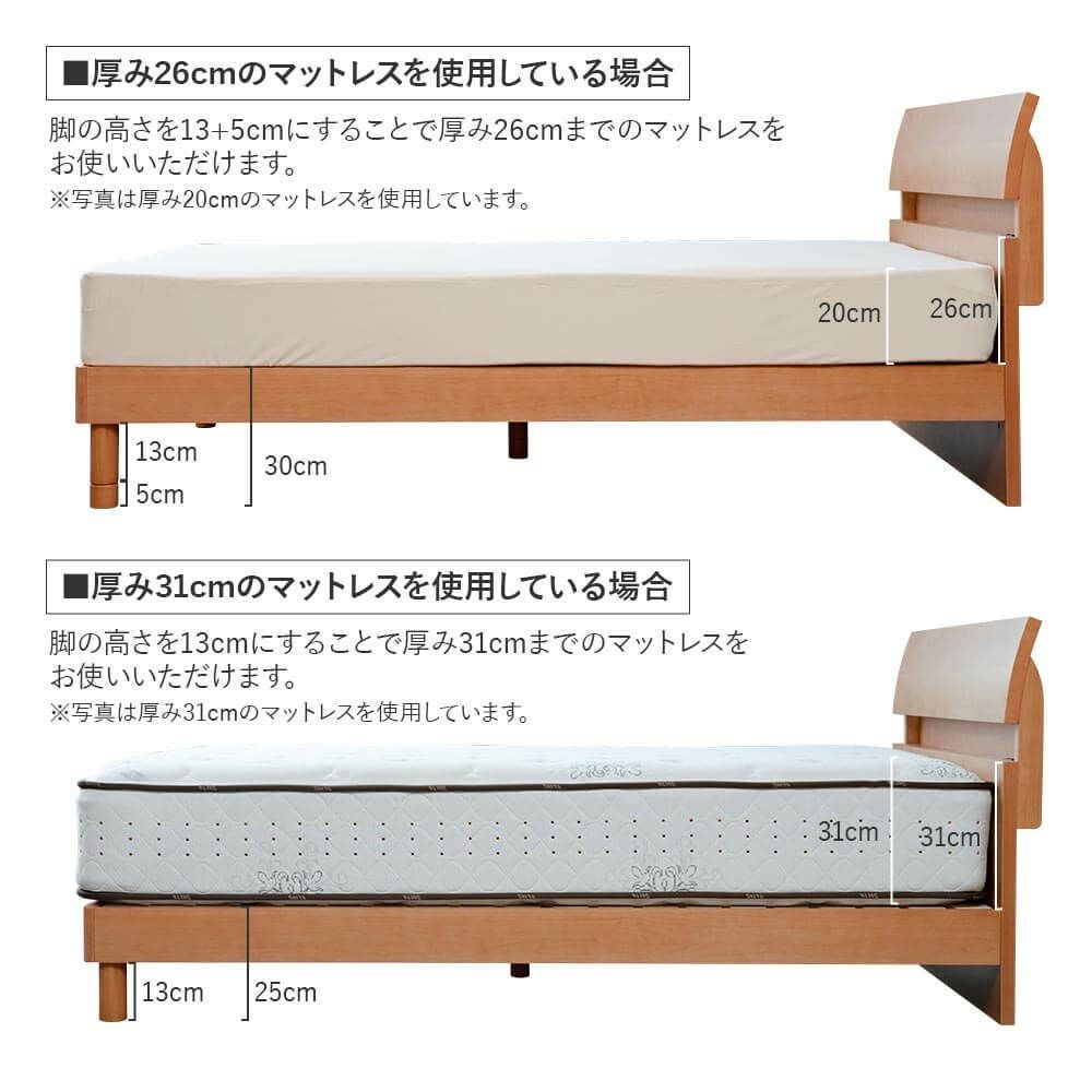 シングル】ドミールⅡ アルダー 【マットレス別売り】【組立設置付