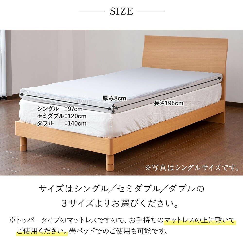 シングル】【開梱設置なし・玄関渡し】国産 高反発ウレタン ノン