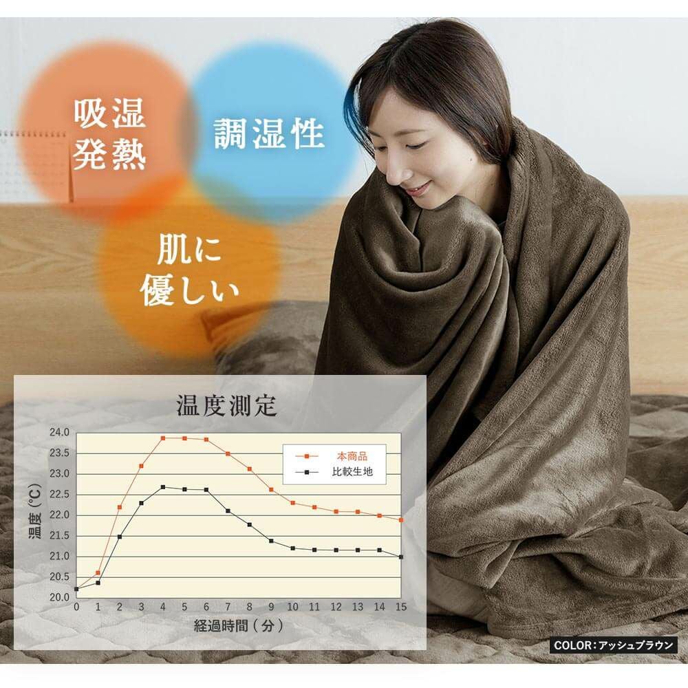 シングル】吸湿発熱ふわふわマイクロファイバー毛布(140×200cm) | 日本 シングル】吸湿発熱ふわふわマイクロファイバー毛布(140×200cm) | 日本