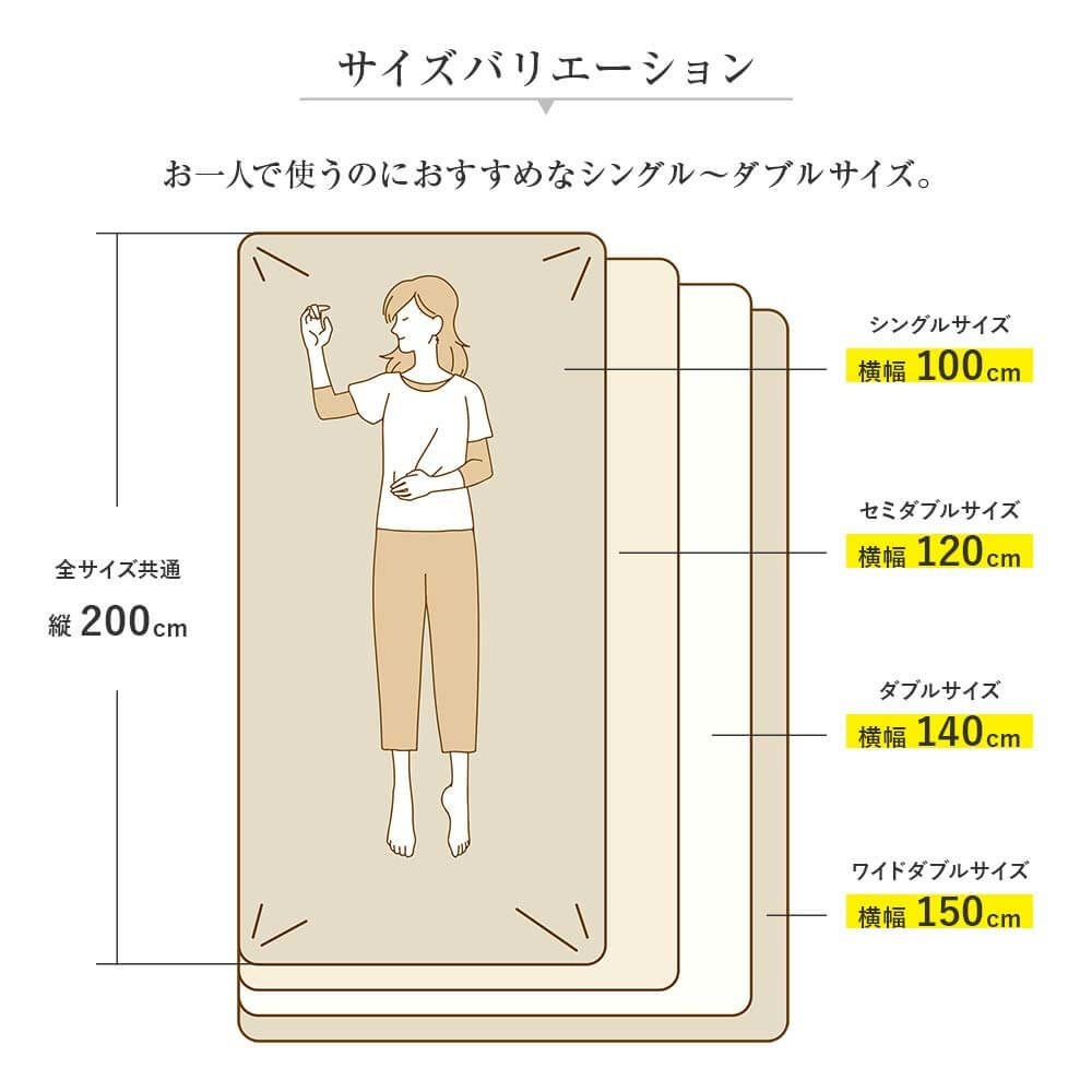 シングル】IYOLUCA(イヨルカ) ボックスシーツ(100×200×35cm) | 日本