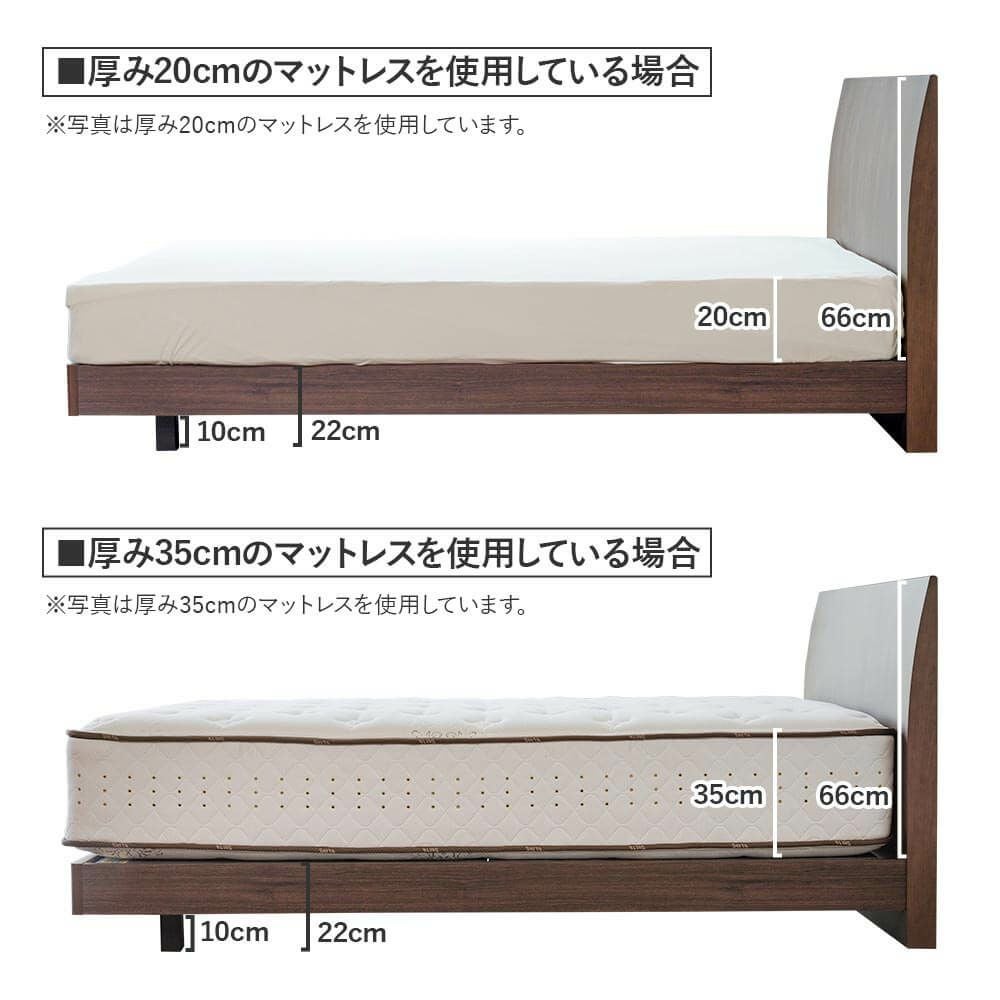 ダブル】センシスト921 ステーションタイプ床面高22cm【マットレス
